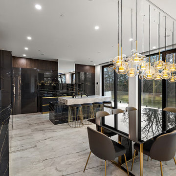 Modern Home in Farmland Setting