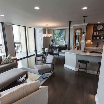 Warm Modern Meets Sophisticated Industrial