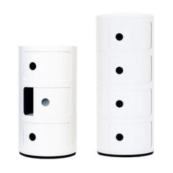 Futuristic Storage Cabinet in White - Storage And Organization