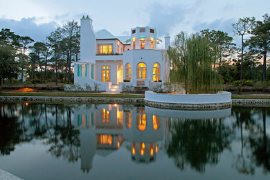 Beach style exterior home photo in Other