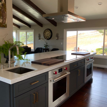 Bianco Carrara Marble Kitchen Remodel