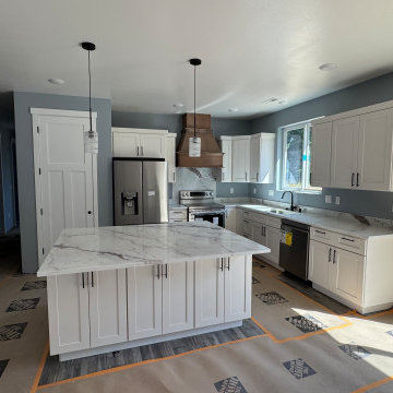 fire, damaged house rebuild