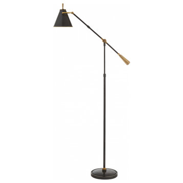 Goodman Floor Lamp, 1-Light, Bronze, 44.75"H (TOB 1536BZ/HAB CPYUM)