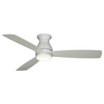 Fanimation - Fanimation FPS8355BMWW 52"Ceiling Fan Matte White Finish - Strong, sturdy, and ready for anything. Hugh is wet rated and offers its users powerful airflow for any indoor or outdoor space in both 44" and 52" inches. Made from metal for durability, Hugh brings cooling with 3 speeds for preference. Integrated into the fan body is a dimmable LED light kit for additional luminance in dark areas. Hugh includes a wall control and a light cap with purchase. Wet Rated for indoor or outdoor use Reversible airflow for multi-season use Bulbs Not Included, Number of Bulbs: 1, Max Wattage: 18.00, Bulb Type: Module
