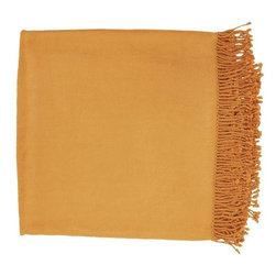 Tian Tian Collection Pumpkin Throw by Surya - Throws