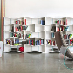 Custom Library - Display And Wall Shelves 