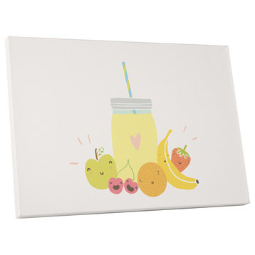 Kitchen Art "Fruit Juice" Gallery Wrapped Canvas Wall Art