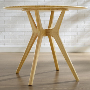 Sitka 36" Round Dining Table, Caramelized