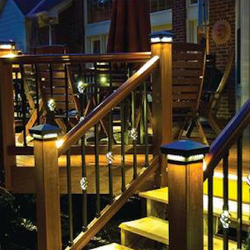 Decking, Posts, and Lighting