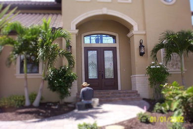 Elegant home design photo in Miami