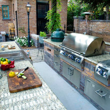 outdoor kitchen