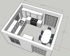 Random Kitchen Size How to fit everything - small kitchen awkward layout help | Houzz UK