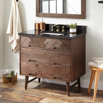 36" Danenber Vanity For Rectangular Undermount Sink