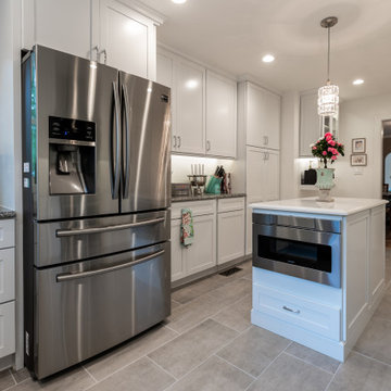 Amazing Kitchen Expansion and Remodel Brightens up Home in Arlington, VA