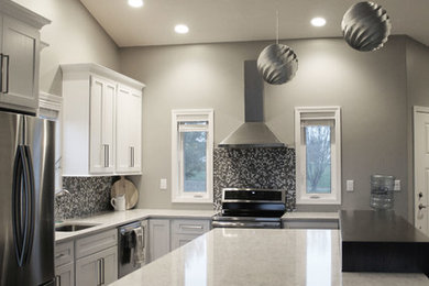 Inspiration for a modern kitchen remodel in Chicago