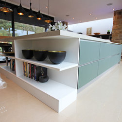 Matt handleless kitchen island - Kitchen Islands And Kitchen Carts