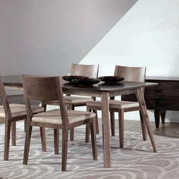 Alton Rectangular Extension Maple Dining Table with Smooth Top in Nantucket Fini - Products