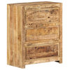 vidaXL Drawer Cabinet Chest of Drawers Sideboard Storage Solid Wood Mango