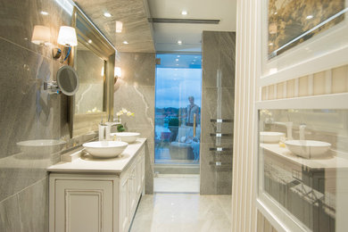 Inspiration for a contemporary bathroom remodel in Adelaide