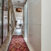 front entrance, foyer & passages