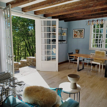 Scandi style renovation of a dining room