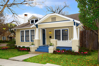 Craftsman exterior home idea in Houston