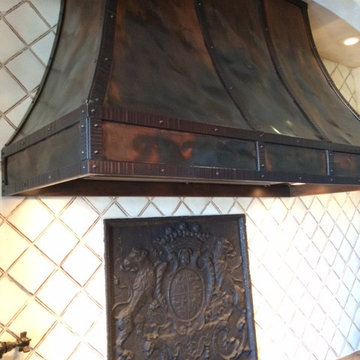 Custom Copper Range Hood 13-90