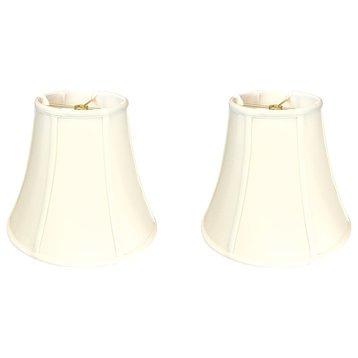 Royal Designs True Bell Basic Lamp Shade, V Notch Fitter, Eggshell, 5x10x8.5, Se
