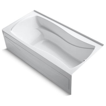 Kohler Mariposa 72" X 36" Alcove Bath w/ Integral Apron, Right-Hand Drain, White