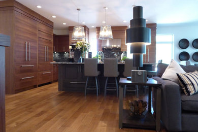 Example of a trendy kitchen design in Vancouver