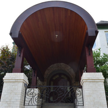 Barrel Vaulted Copper Arched Roof in Upper St. Clair (Pittsburgh), PA