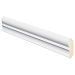 Inteplast Building Products - Polystyrene Bed Moulding, Set of 5, 7/16"x1-11/16"x96", Crystal White - Inteplast Crystal White Mouldings are the ideal way for you to add style and beauty to your home. Our mouldings are lightweight and come prefinished making them an easy weekend project. Inteplast Crystal White Mouldings come in a wide variety of profiles that give you the appearance of expensive, hand-finished moulding giving you the perfect accent for your room.