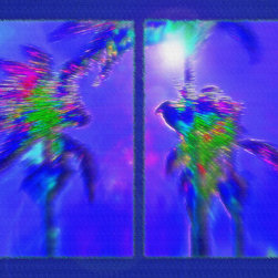 Tropical Moonlight Diptych - Artwork