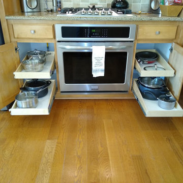 Pull outs shelves help in every area of their home