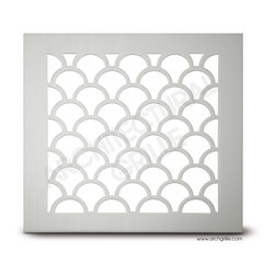 Architectural Grille - PERFORATED GRILLE: #221 - TEAR DROP - Registers Grilles And Vents