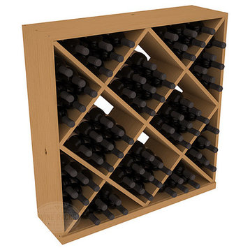 Solid Diamond Wine Storage Cube, Pine, Oak