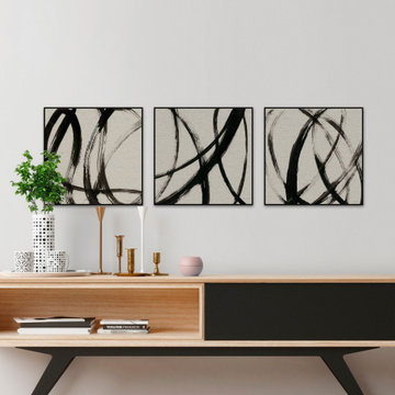 Linear Expression II Triptych