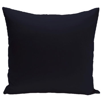 Solid Outdoor Pillow, Bewitching, 18"x18"