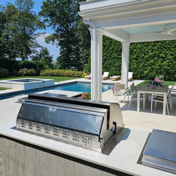 Outdoor Kitchen Designed With The Chef In Mind All Summer Long In The Hamptons