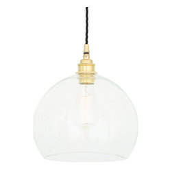 EDEN CLEAR SPHERE PENDANT 25CM - Pendant Lighting