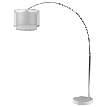 Acclaim Lighting BFA8400 Brella 74" Tall Arc Floor Lamp - Brushed Nickel
