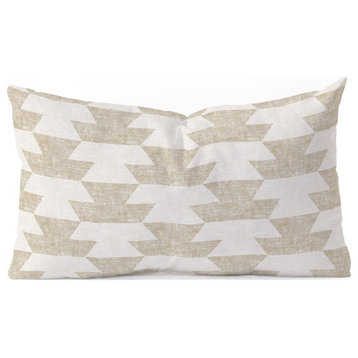 Little Arrow Design Co Boho Geometric Aztec Oblong Throw Pillow
