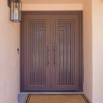 Custom Modern Exclusive Iron Entry Door