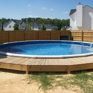Aboveground Pools Installed by Brown's Pools & Spas