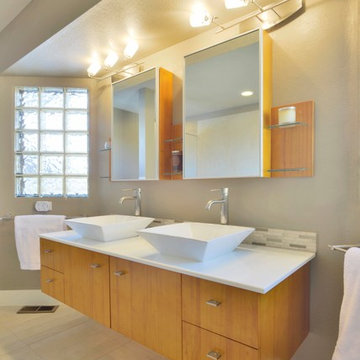 Floating Double Vanity
