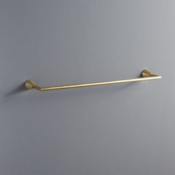 brass towel bar 24" | CB2 - Bathroom Accessory Sets
