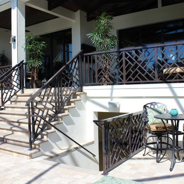 Tropical Veranda - Exterior Aluminum Rail
