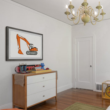 "Excavator Truck" Framed Painting Print
