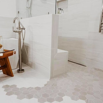 Hexagonal Bathroom