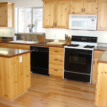 Knotty Pine Kitchen